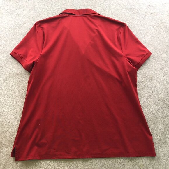 Essentials Women's Polo Shirt Size XL Short Sleeve Classic Red Casual Travel - Picture 11 of 11